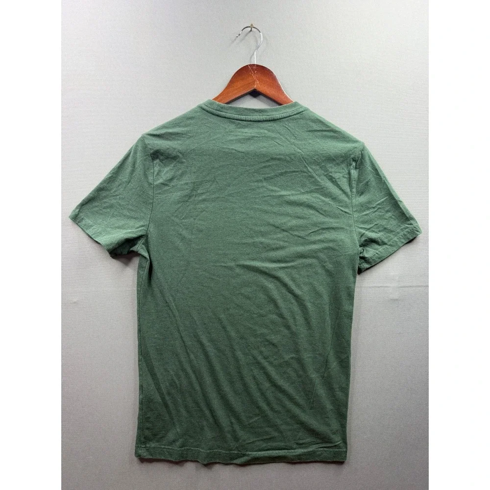 Banana‎ Republic Graphic T-Shirt Mens Green City Skyline Print Small
